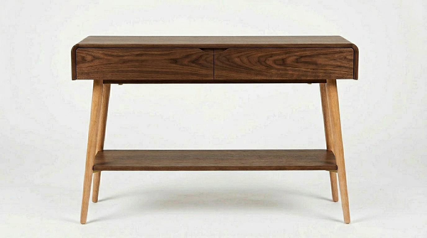 Forma Console Table — Walnut Entryway Furniture
