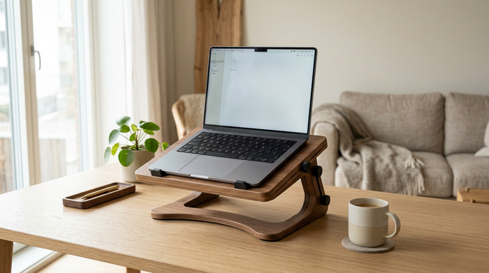 Nook Adjustable Laptop Stand — Ergonomic & Ventilated