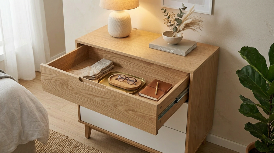 Plank 3-Drawer Chest of Drawers — Bedroom Storage